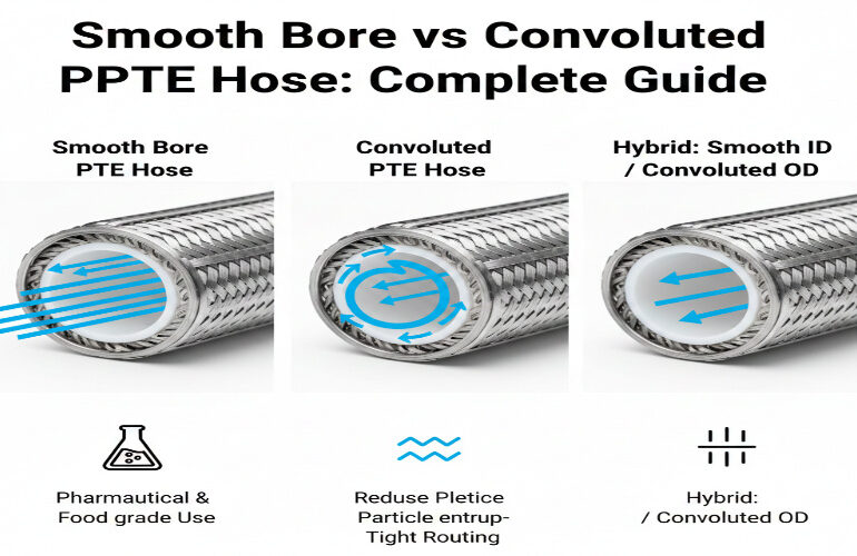 Smooth Bore vs Convoluted PTFE Hose: Complete Comparison